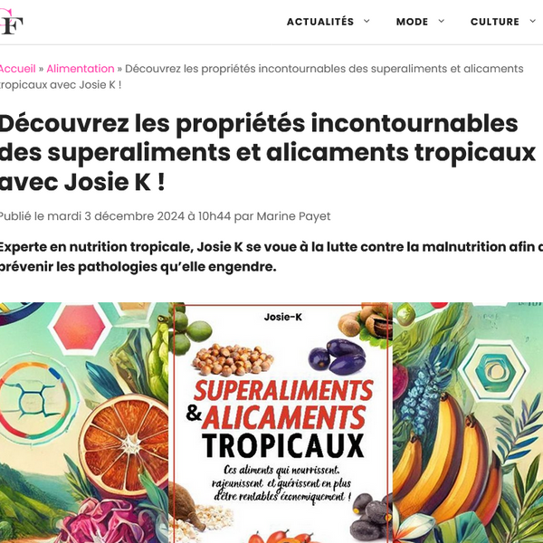 << j’ai expérimenté une prise de  poids très brutale liée à la puberté... >>  déclarait Josie-K